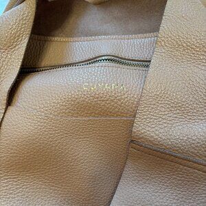 Cuyana Italian Leather Soft Pink Unstructured Tote